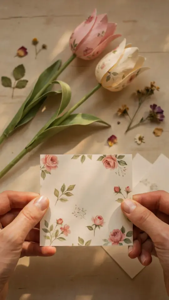 DIY Cardstock Flowers | Easy Paper Craft for Wall Decor | Step-by-Step Tutorial