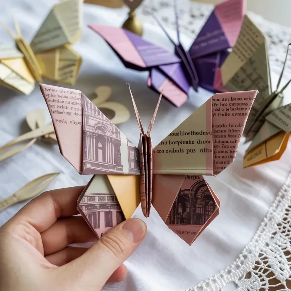Paper Strawberry Origami Tutorial – Easy DIY Fruit Folding