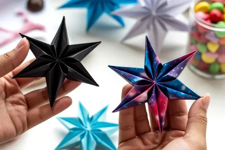 Origami flower heart rose cross – don't make this paper mistake!