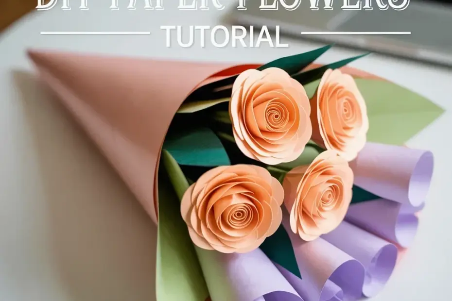 Paper Hyacinth Tutorial: Easy 3 Minute Spring Flowers from Cardstock