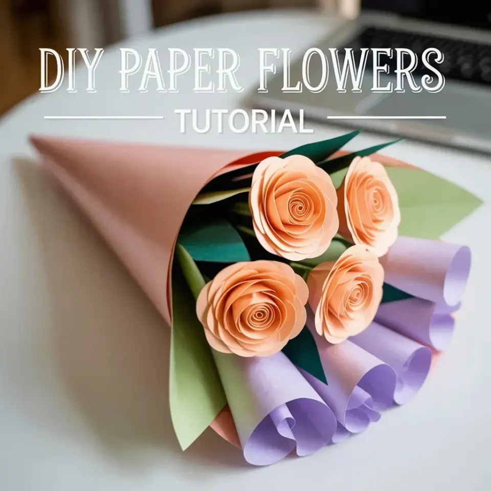 Paper Hyacinth Tutorial: Easy 3 Minute Spring Flowers from Cardstock
